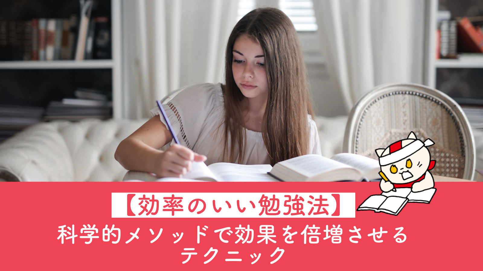効率のいい勉強法 科学的メソッドで効果を倍増させるテクニック