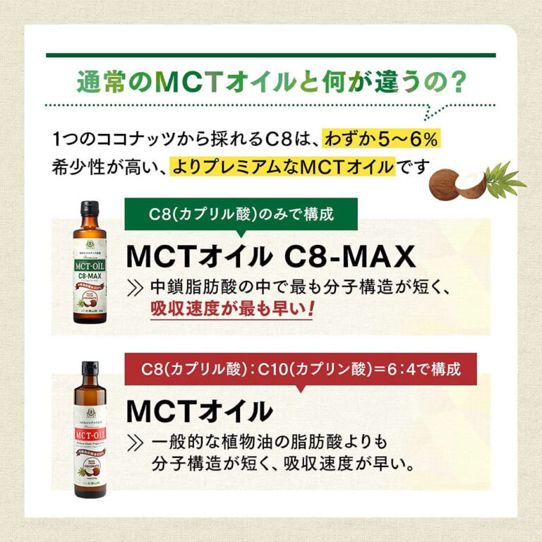 MCTオイルダイエットの5つの効果と正しいやり方・注意したいリスク